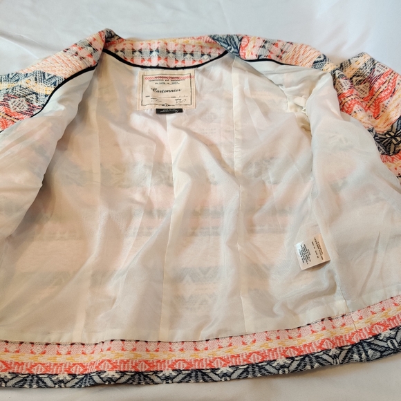 Anthropologie CARTONNIER Moto Jacket Teodora Zipp - Picture 5 of 10